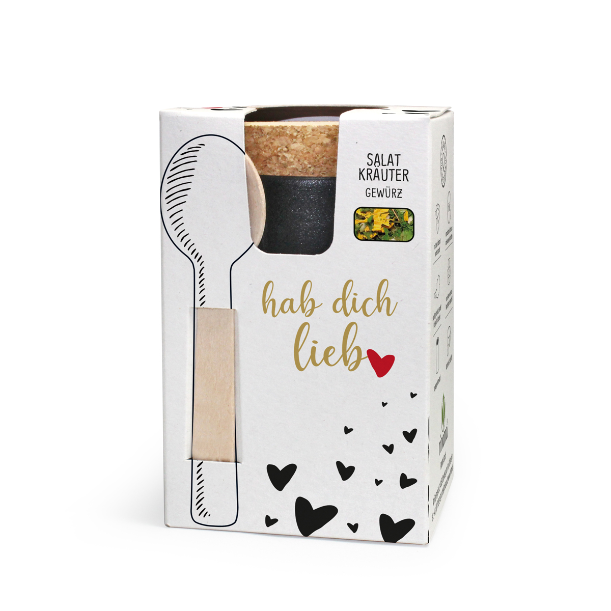 Pot - hab dich lieb  - Salatkräuter 27g AB73A887-CF4B-4911-8E6C-2C8C795FB1A2.jpg