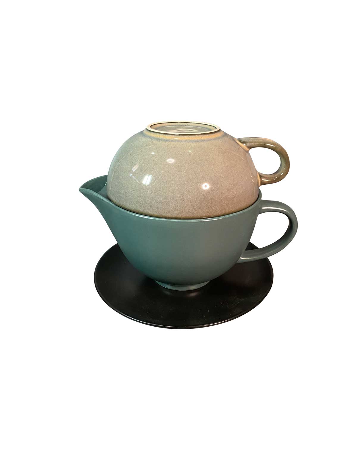 Steingut Tea for One 600/300 ml, KANNE GRÜN/GRAU 71FB32F8-6920-4B46-AA30-8BDBA80AE8DF.jpg