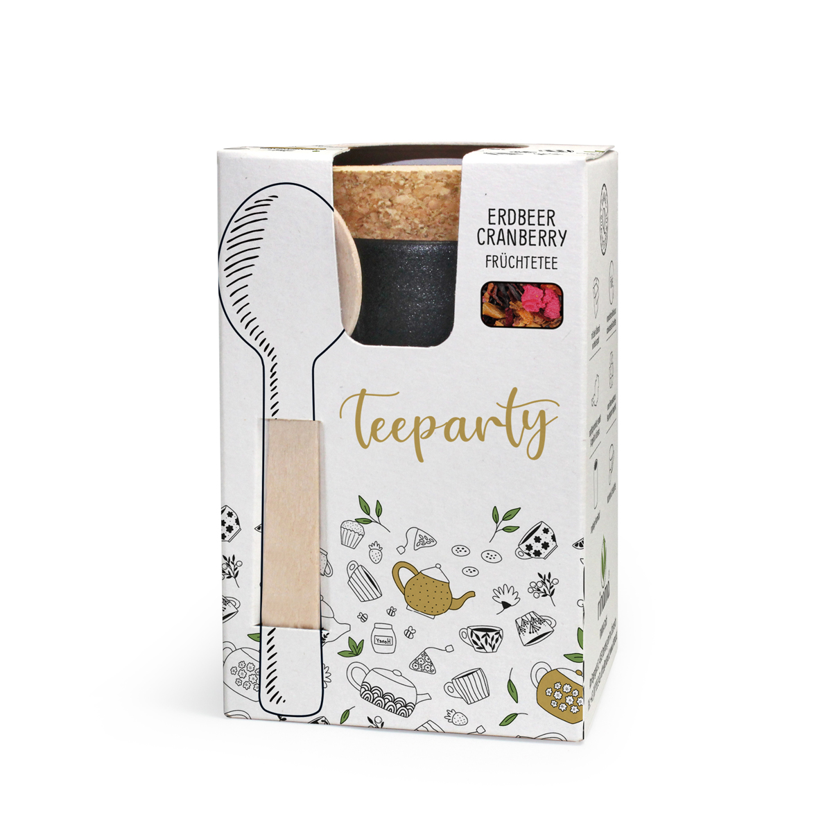 Pot - Teeparty  - Erdbeer Cranberry 50g E1766B08-80CD-4522-B2CA-BE311A6BEEBE.jpg